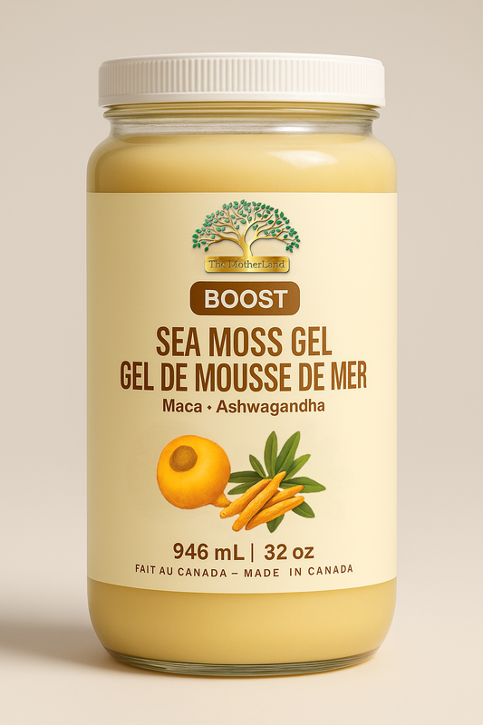 Gel de mousse de mer bio de qualité supérieure avec ashwagandha et maca 100 % naturel