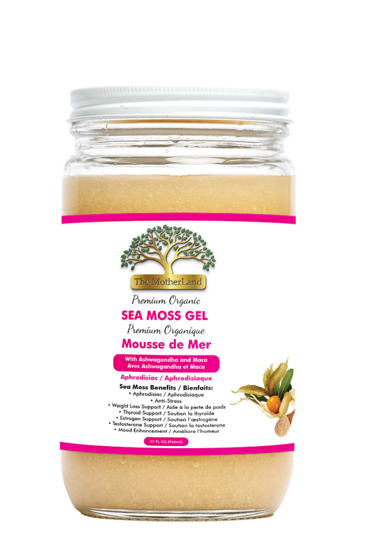 Organic Sea Moss Gel with Ashwagandha and Maca